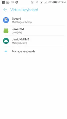 JawiUKM Jawi Keyboard for Andr android App screenshot 2